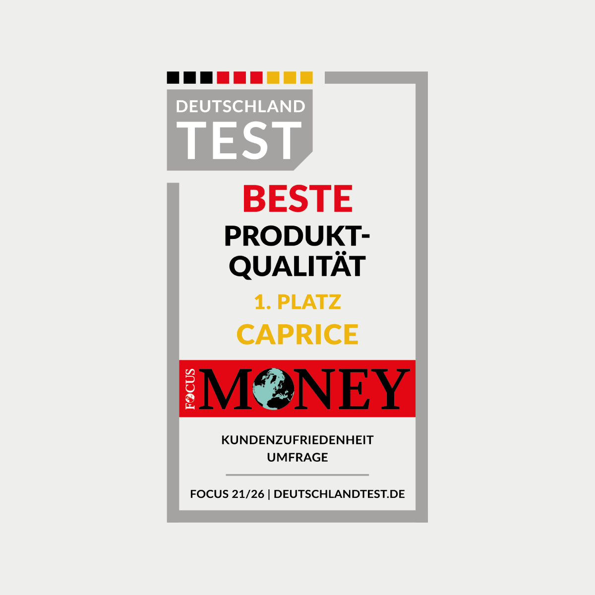 Focus Deutschland Test 2026 Beste Produktqualität Siegel