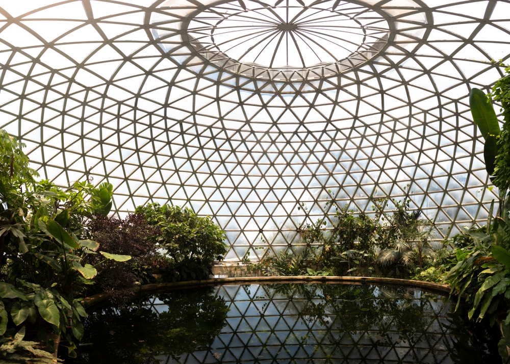 Brisbane - The tropical display dome in Brisbane botanical garden