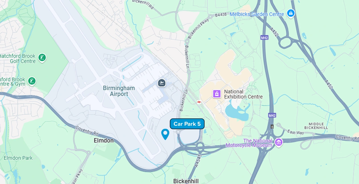 Birmingham Airport Car Park 5 Walk To Terminal