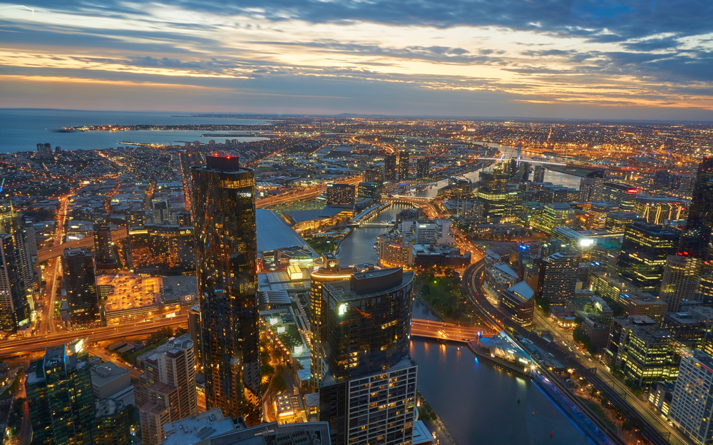 Melbourne - Melbourne view from Eureka Skydeck 88 Landscape