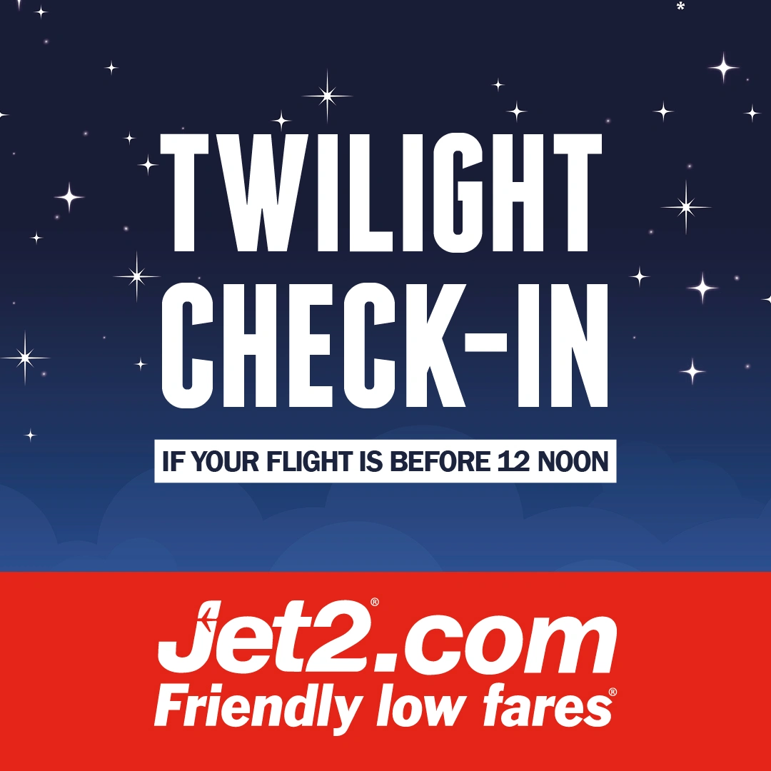 Jet2 Launches Free Twilight CheckIn Birmingham Airport site