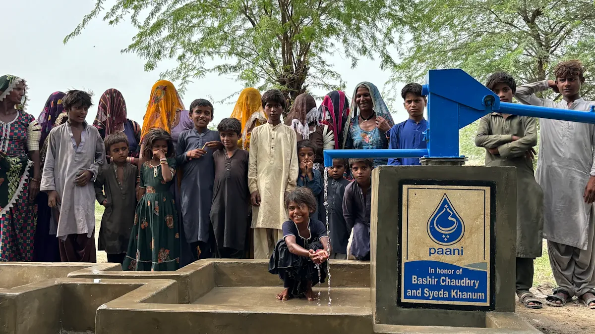 December 2025: 35,321 people reached — 486 wells built