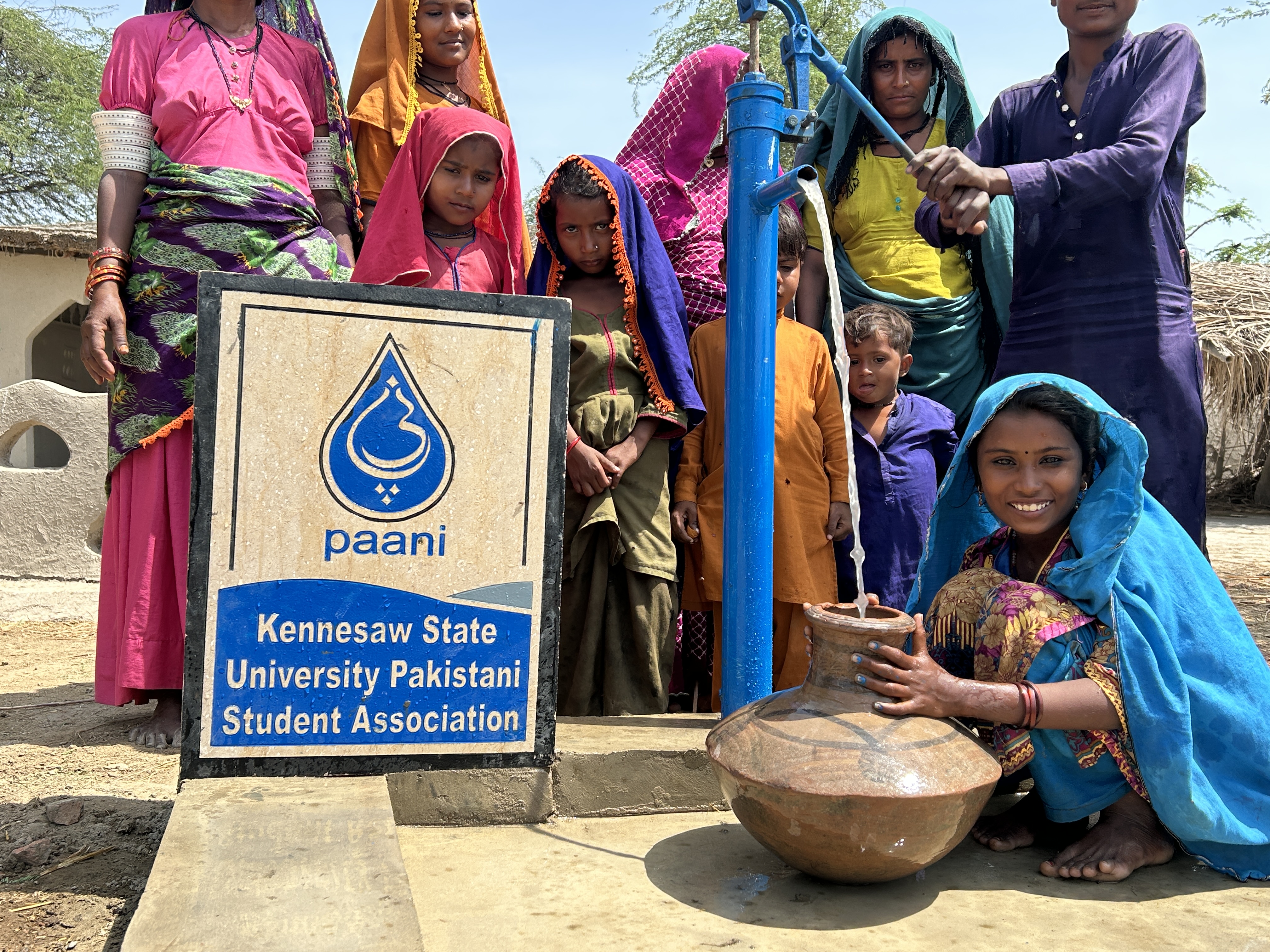 Kennesaw State University Pakistani Student Association raises funds to build a water well in rural Pakistan