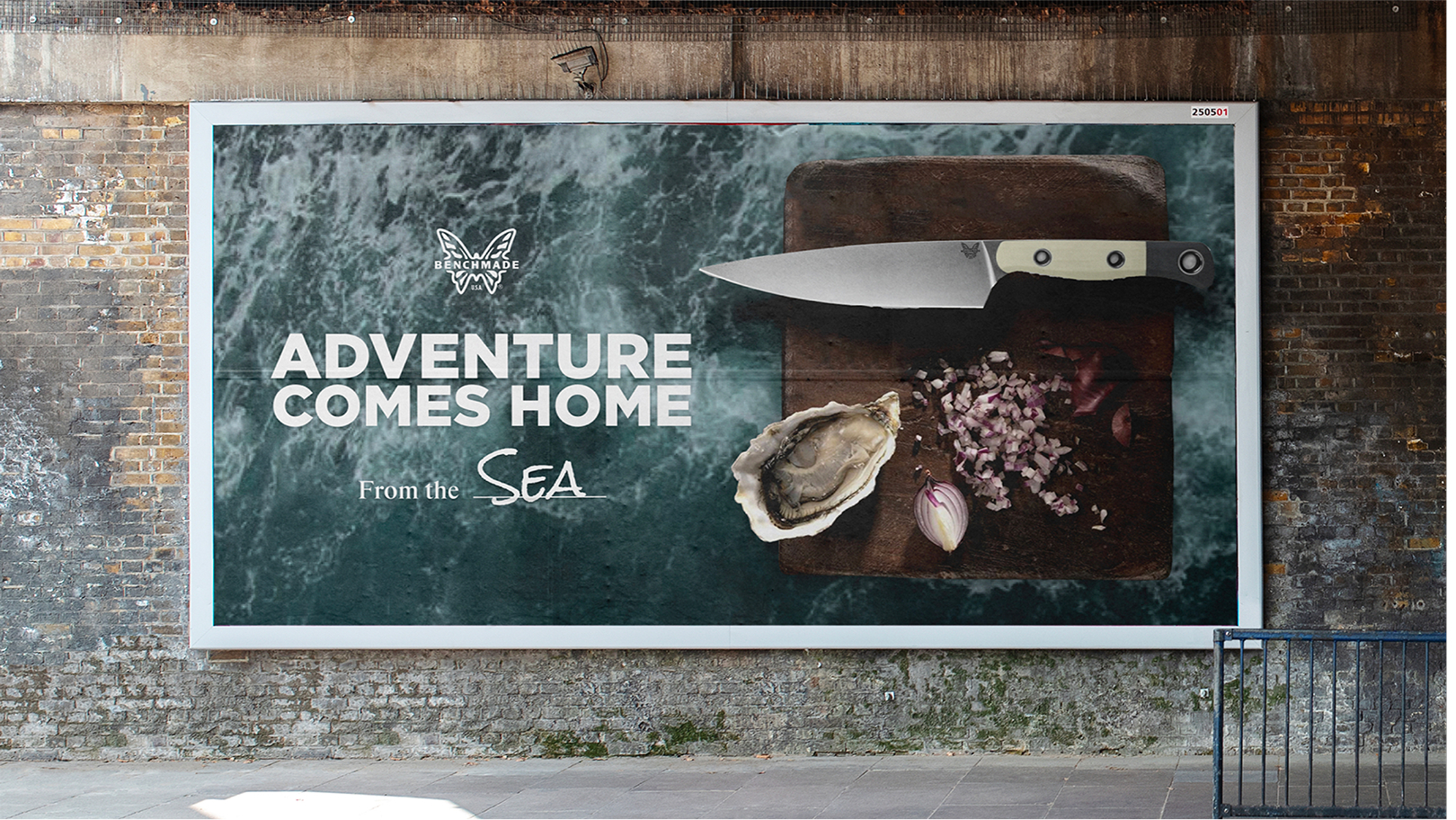 Benchmade Always On OOH billboard example