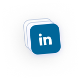 LinkedIn-Logo gestapelt
