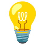 Illustration of a light bulb