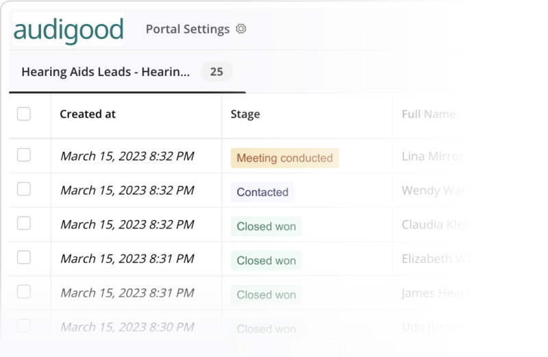 Heyflow screenshot - portal settings
