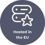 Hosted in the EU badge