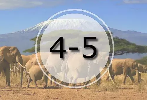 4 À 5 JOURS
