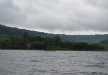 Tourists canoeing on Lake Bunyonyi which is the second deepest lake in Africa.