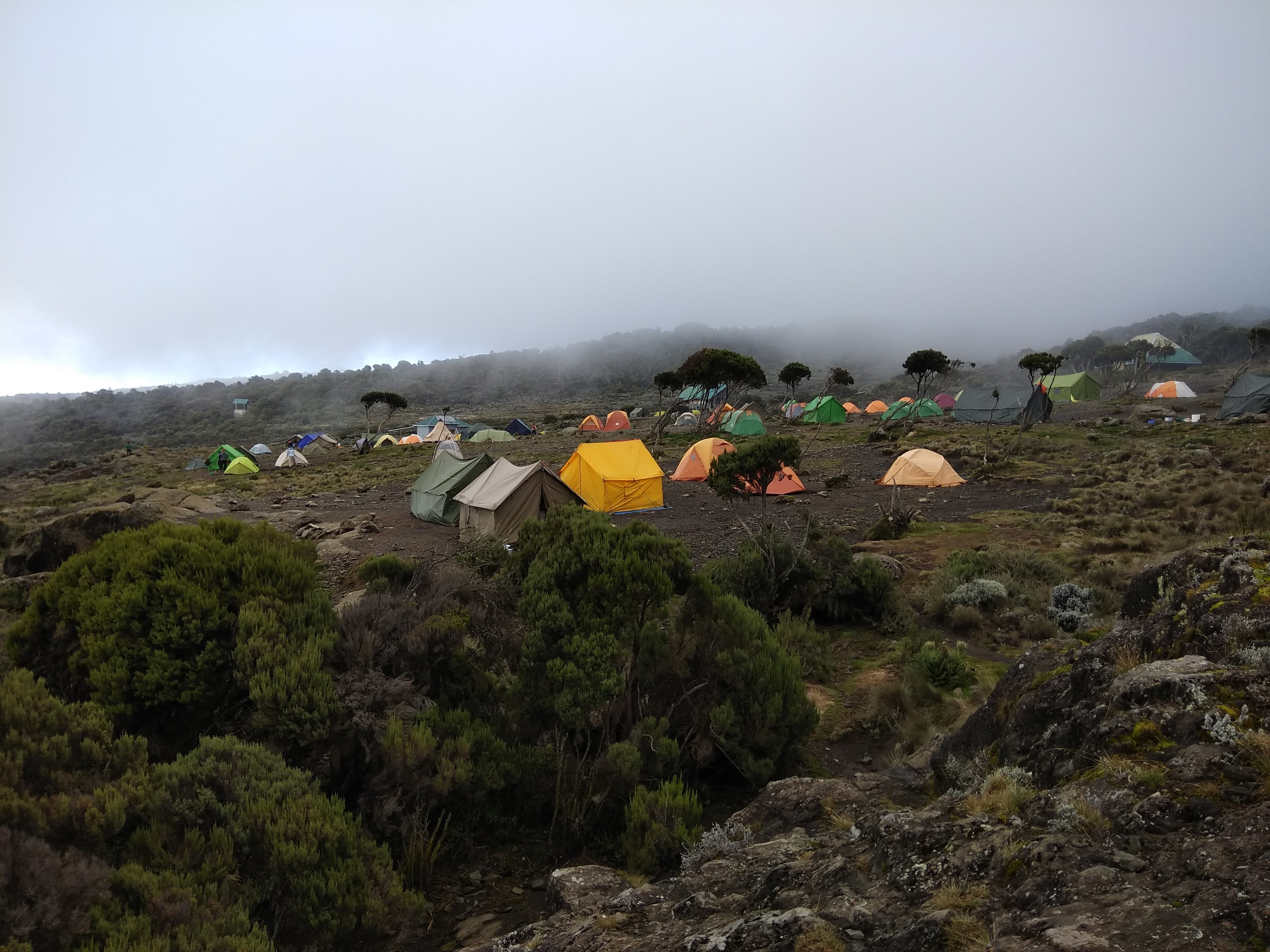 On the mountain, you live the life of a nomad!