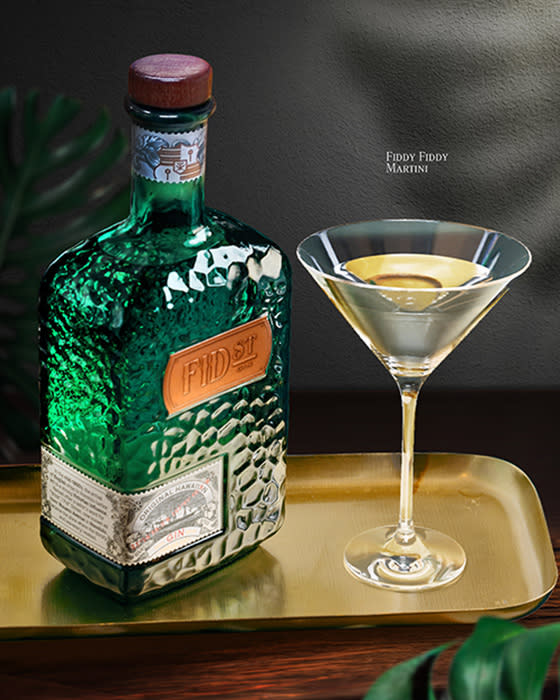 Recipe - Fid Street Gin Fiddy Fiddy Martini - Featured Image