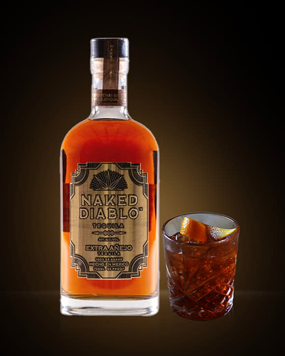 Recipe - Naked Diablo Tequila Old Fashioned - Featured Image