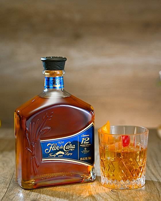 Recipe - Flor de Caña Flor Fashioned - Featured Image