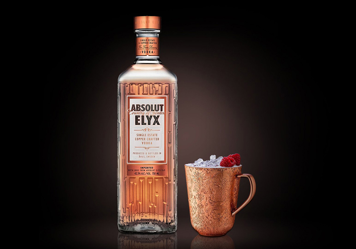 Absolut Elyx - Raspberry Mule Cocktail Recipe | ReserveBar