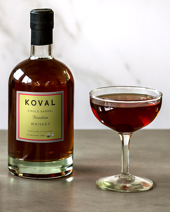 Recipe - KOVAL Bourbon Manhattan - Featured Image