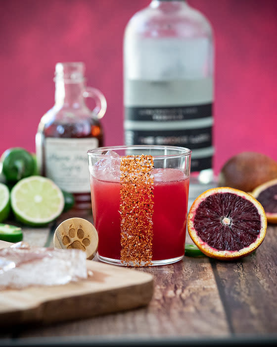 Recipe - Smoke Label Spicy Blood Orange Margarita - Featured Image
