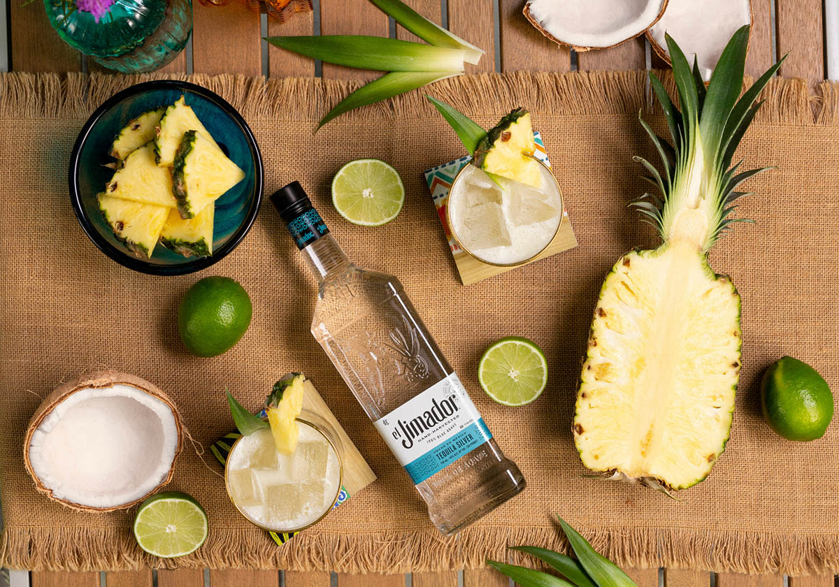 Cocktail Lounge: Featured Cocktails - Right Info Card Image El Jimador Piña Coconut Margarita