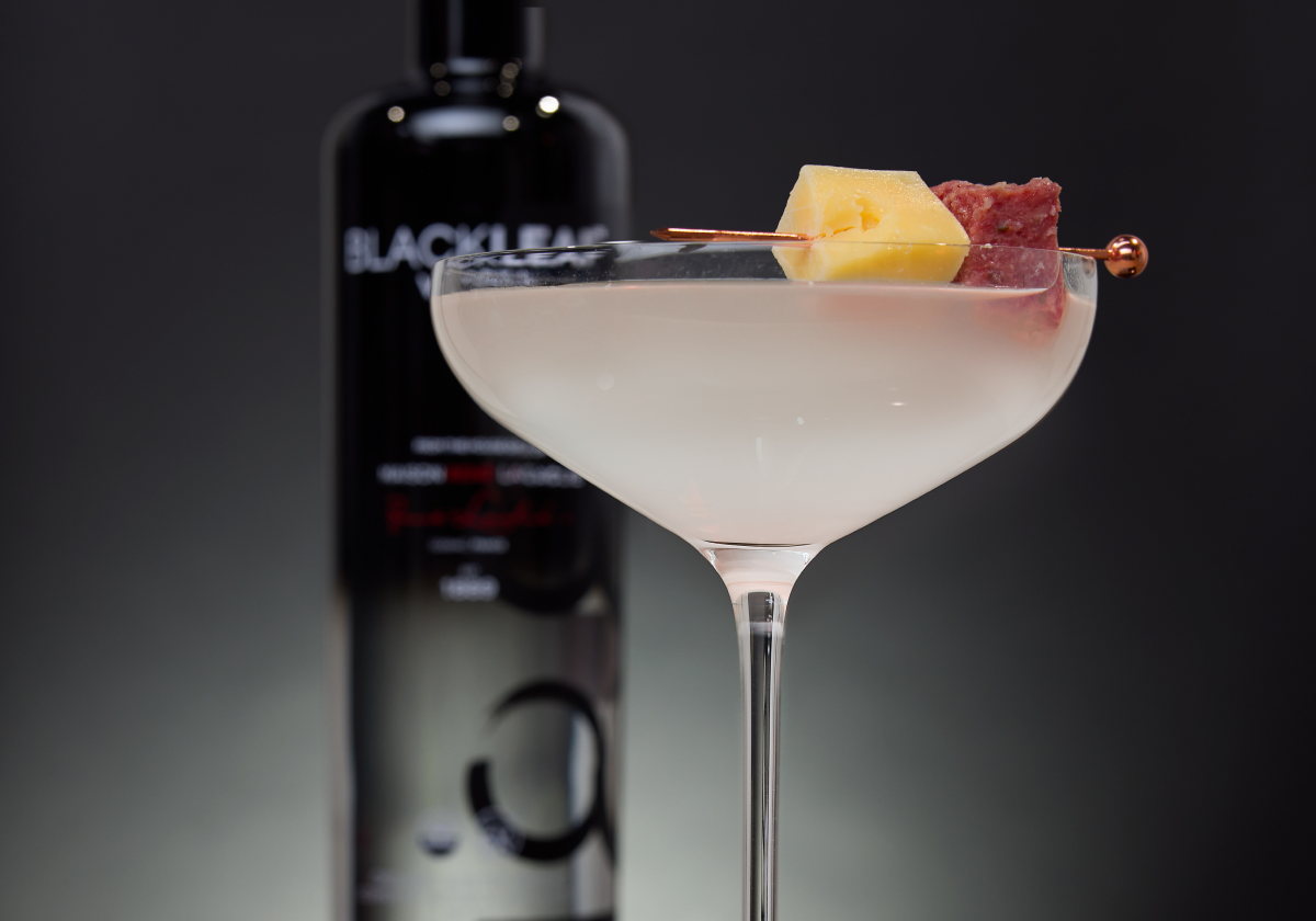 Cocktail Lounge: Featured Cocktails - Right Info Card Image Blackleaf Al Dente Martini