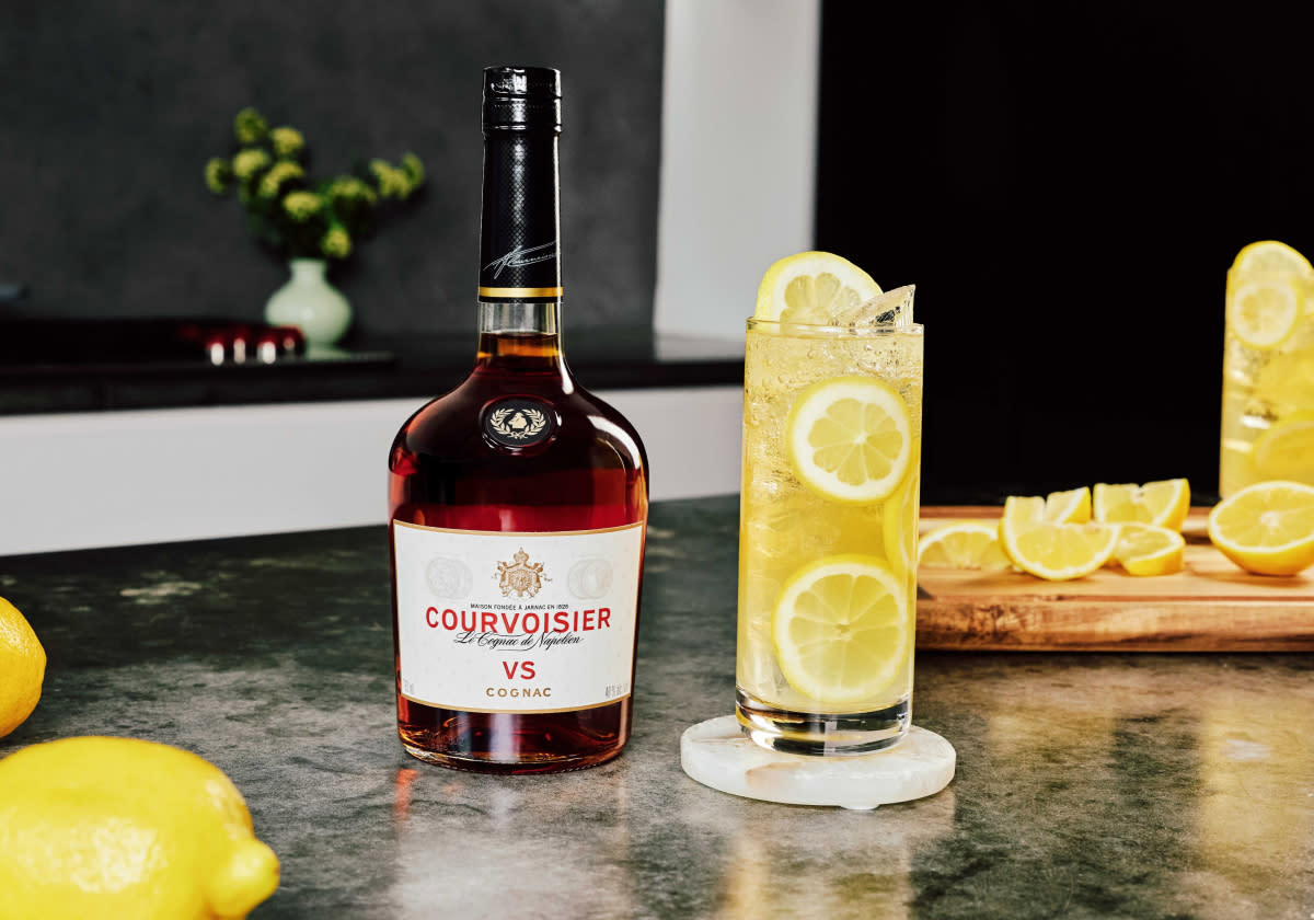 Cocktail Lounge: Recipes to Get You Mixing - Slot 4 Info Card Image Courvoisier + Lemonade
