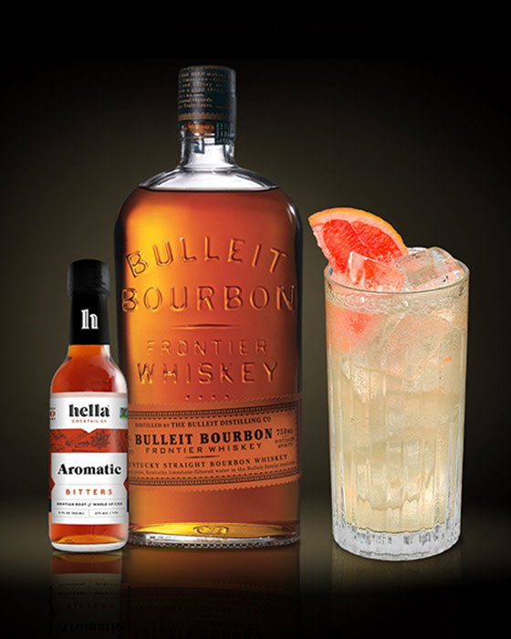 Recipe - Bulleit Bourbon, Bitters & Soda - Featured Image