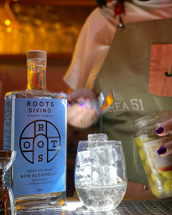 Recipe - Finest Roots Dirty Martini Virgin Spritz - Featured Image