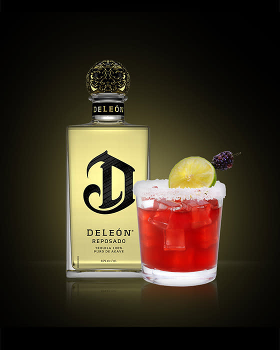 Recipe - DeLeón Blackberry Margarita - Featured Image