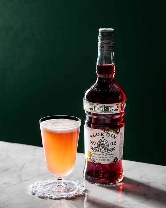Recipe - Fords Gin Sloe Gin Silver Fizz - Featured Image