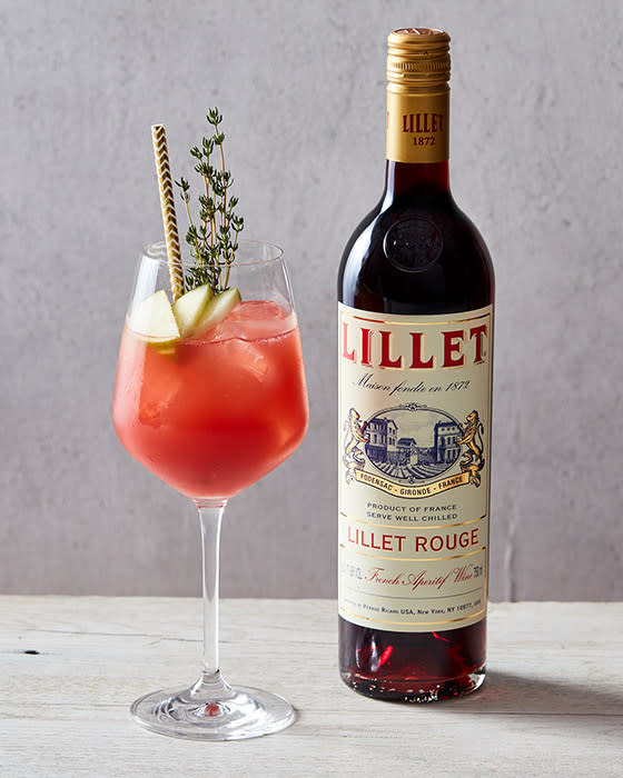 Recipe - Lillet Rouge Apple Walnut Sangria - Featured Image