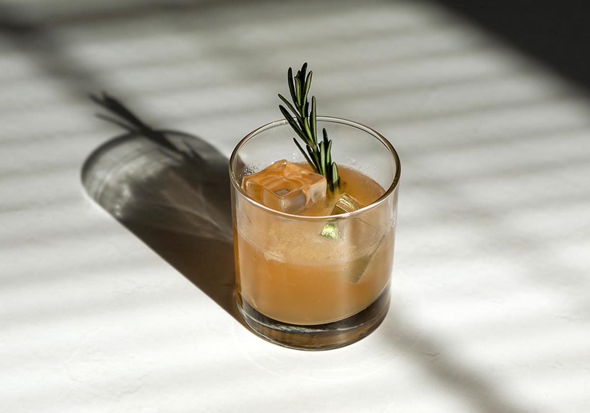 Bourbon Rosemary Smash