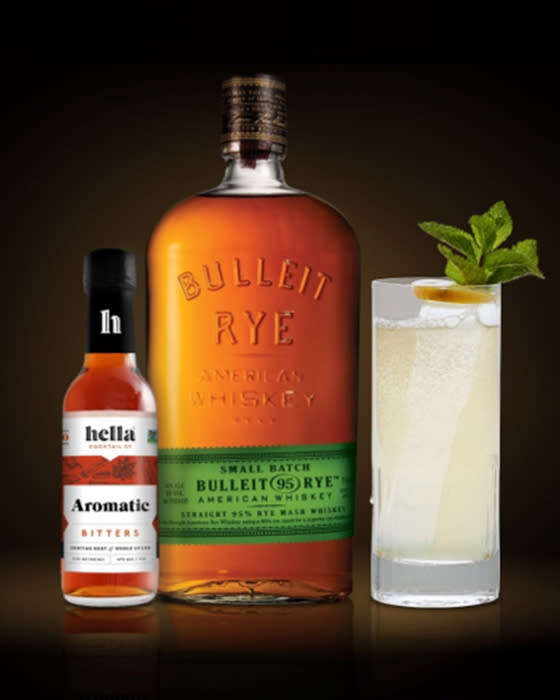 Recipe - Bulleit Rye, Bitters & Soda - Featured Image