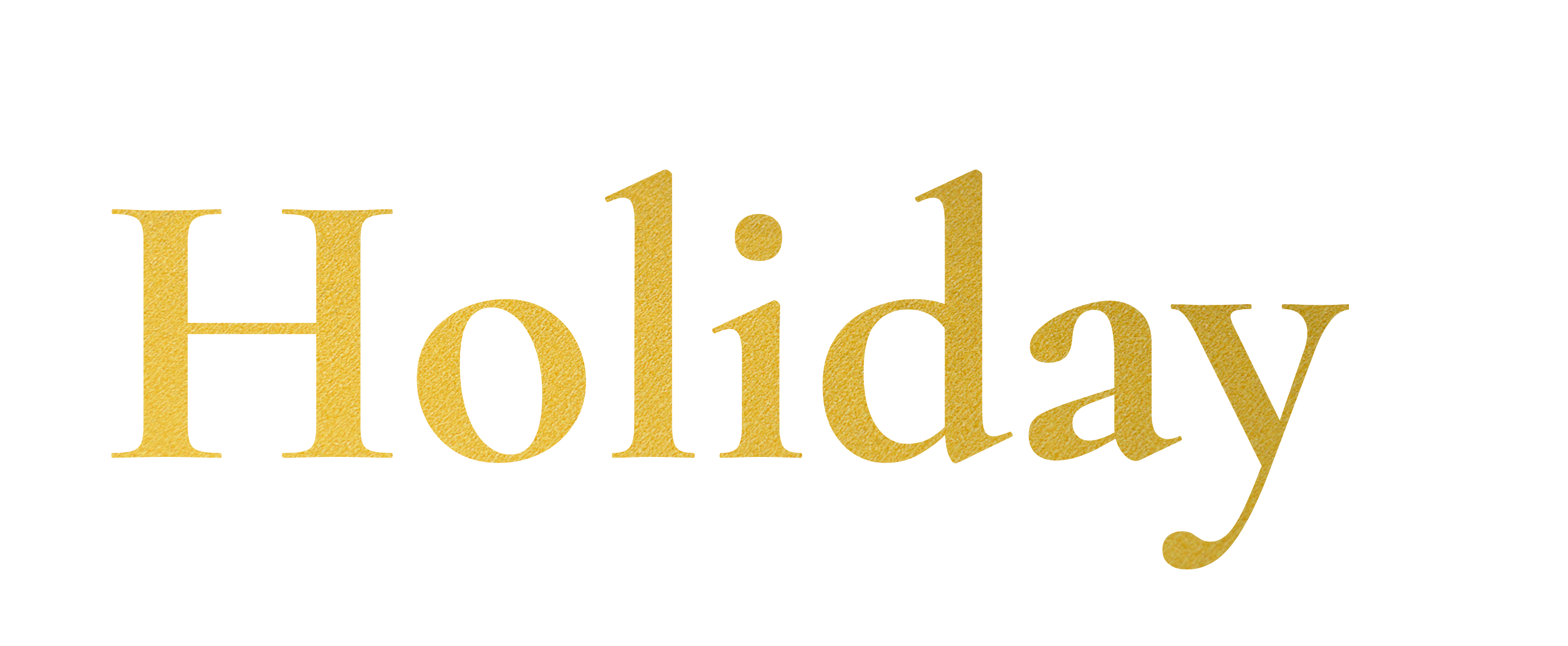 The Holiday Edit Title Logo