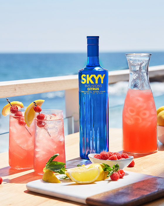 Recipe - SKYY Citrus Raspberry Lemonade - Featured Image