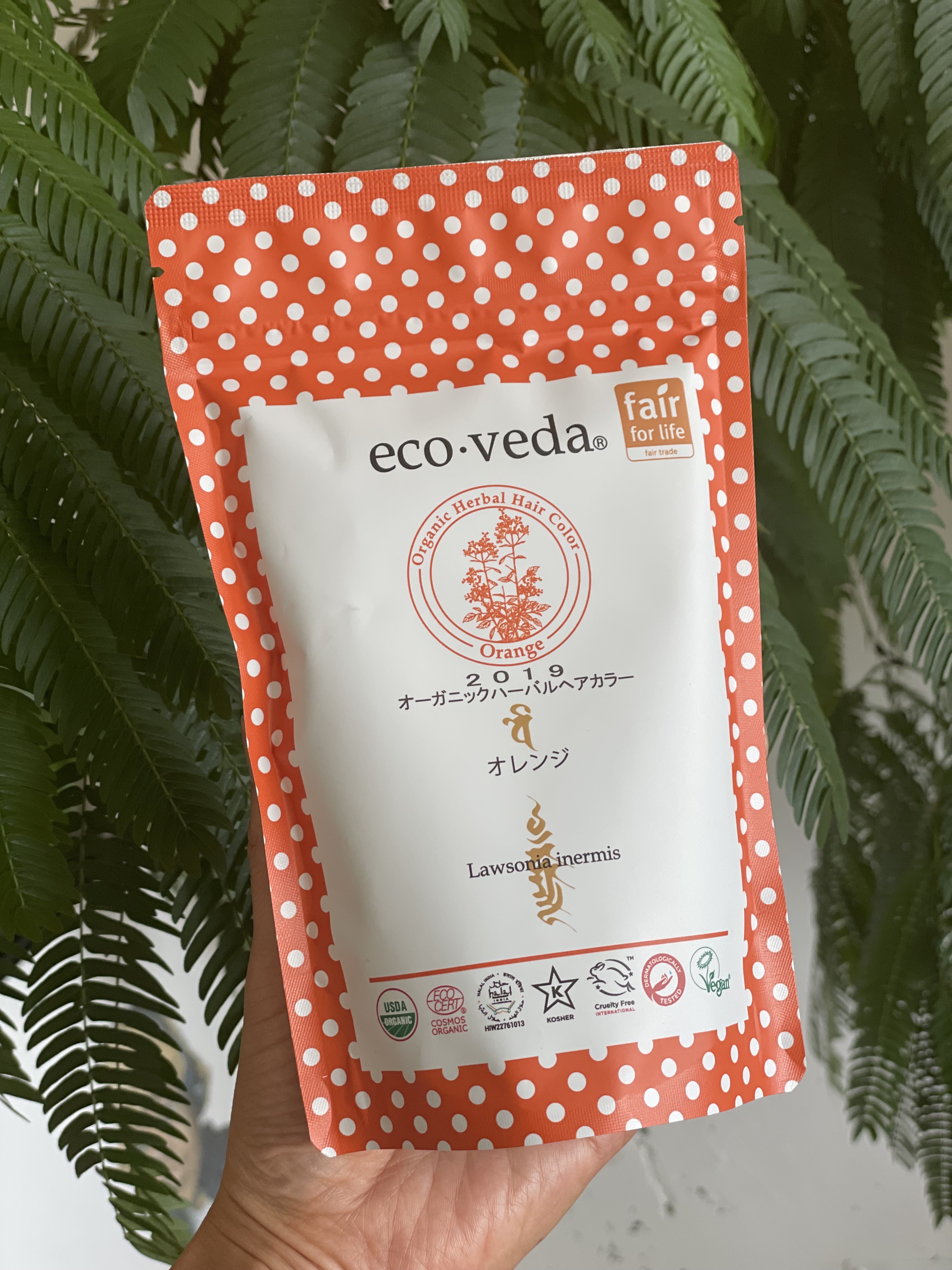 eco veda エコヴェーダ ヘナカラーオレンジ