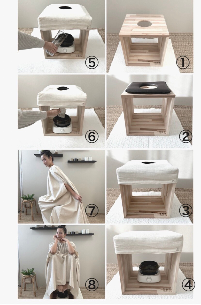 よもぎ蒸しセット 取りに来てくださる方！