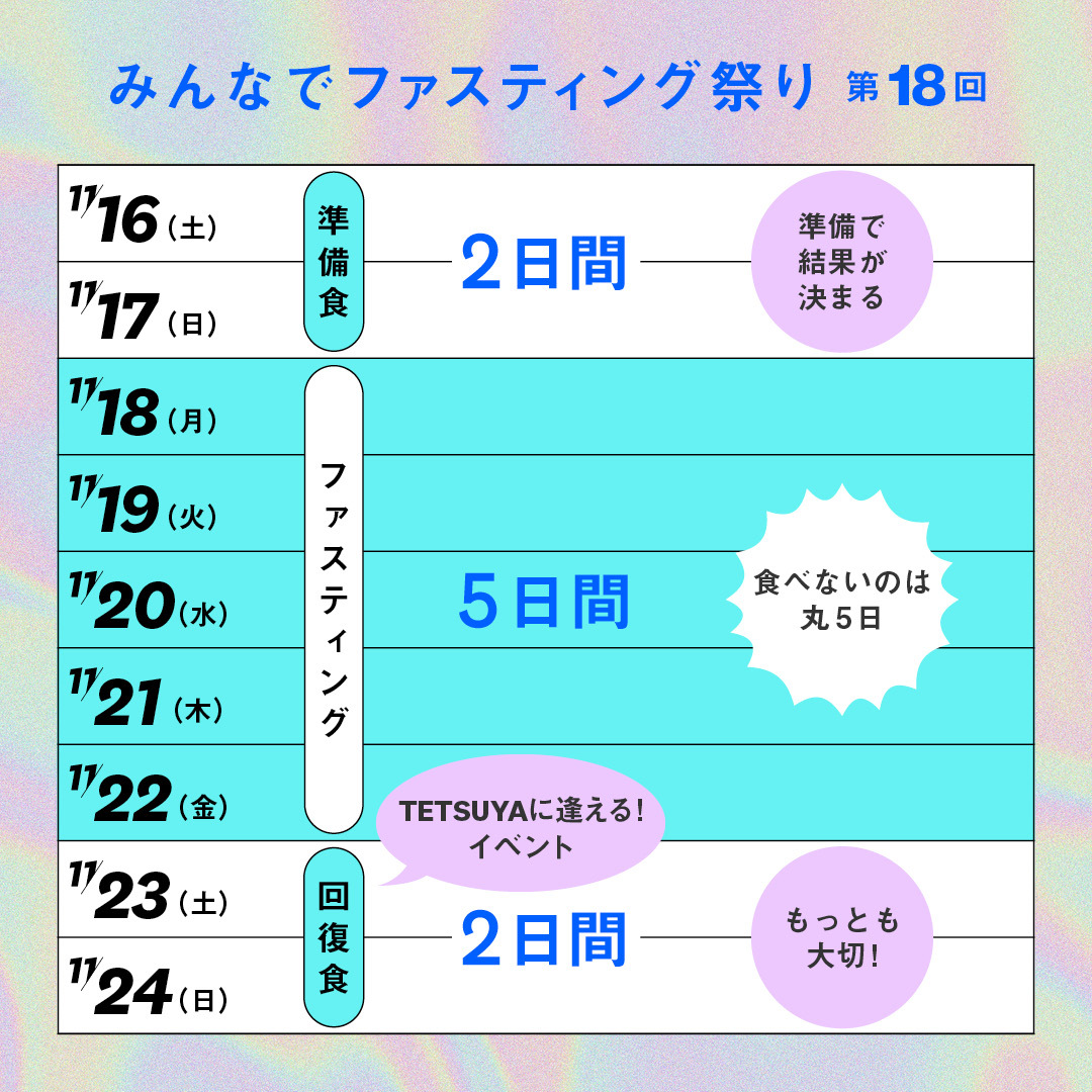 WH2409 Fasting schedule 0930