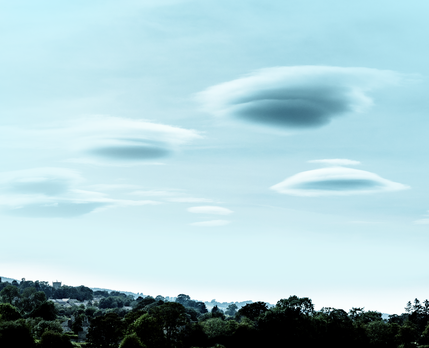 Skydiamonds are made from ingredients from the sky, just like these UFO-shaped clouds