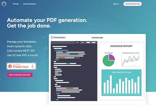 PDFMonkey A Developer-Friendly HTML-to-PDF API