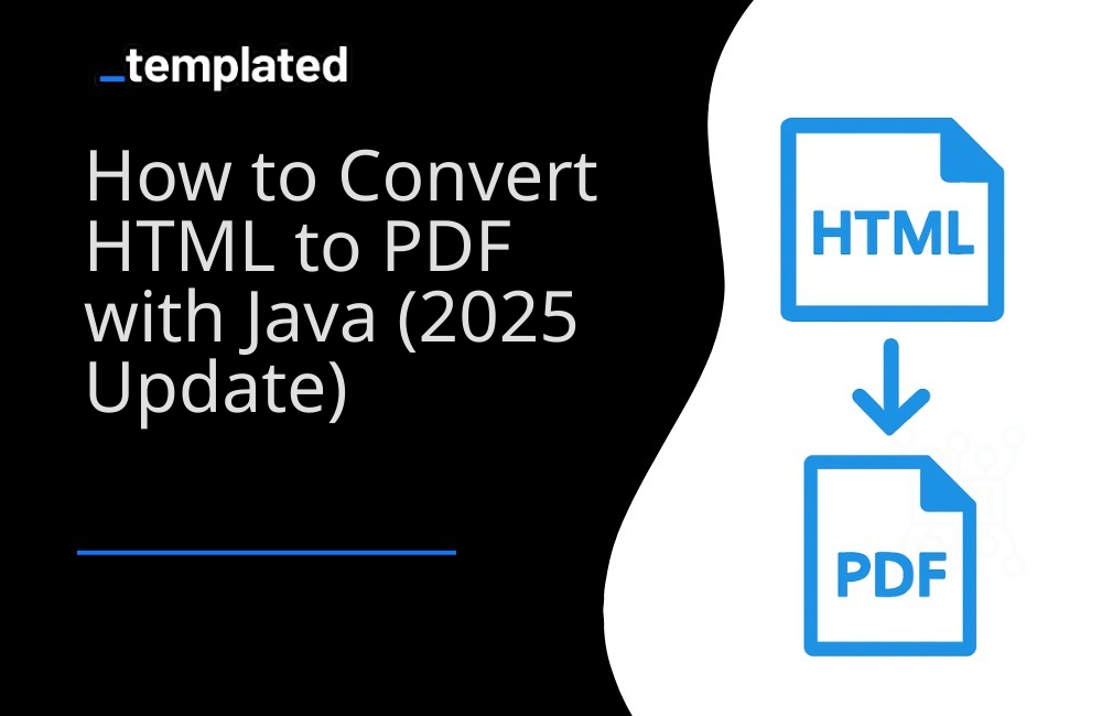 How To Convert HTML to PDF with Java (2025 Update)
