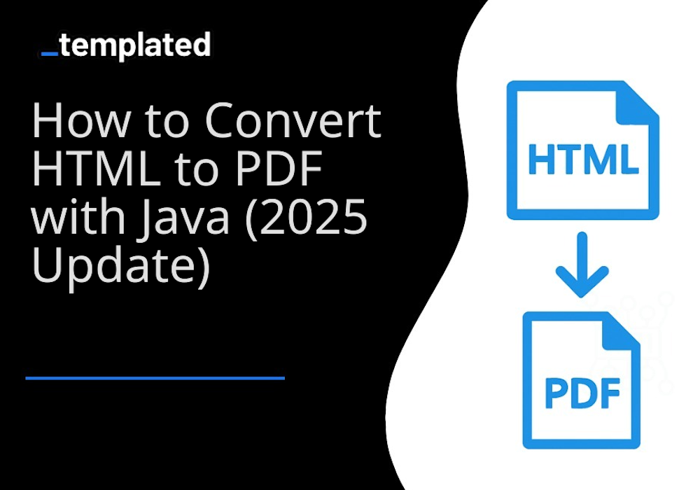 How To Convert HTML to PDF with Java