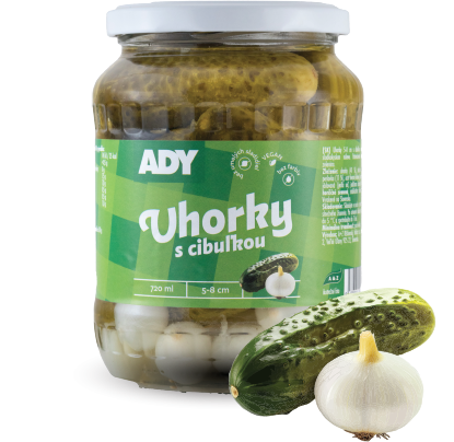 Uhorky s cibuľkou 5-8cm