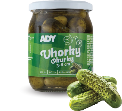 Uhorky 3-6cm