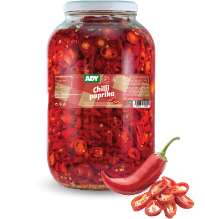 Chilli paprika Krájaná
