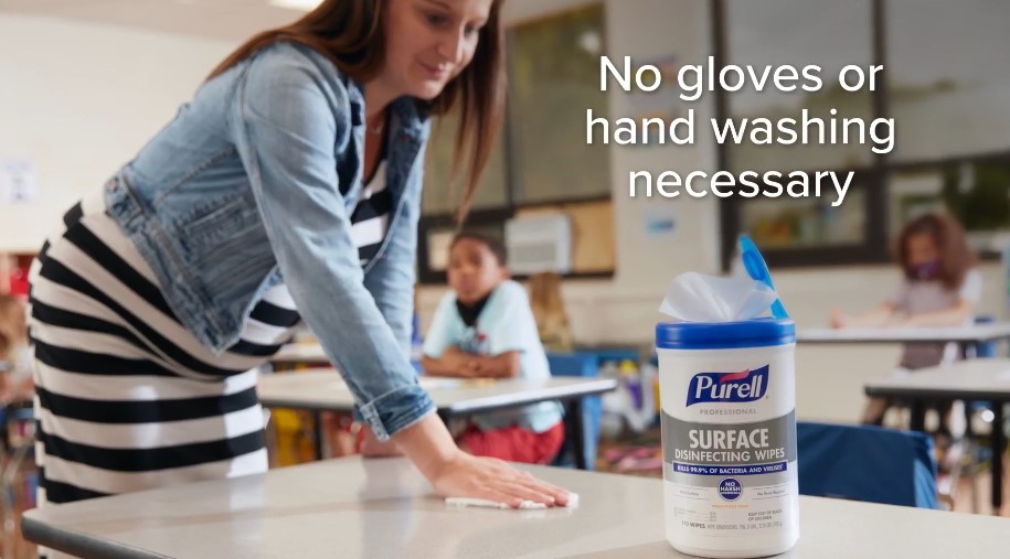 Purell® Professional Surface Disinfecting Wipes - video thumbnail