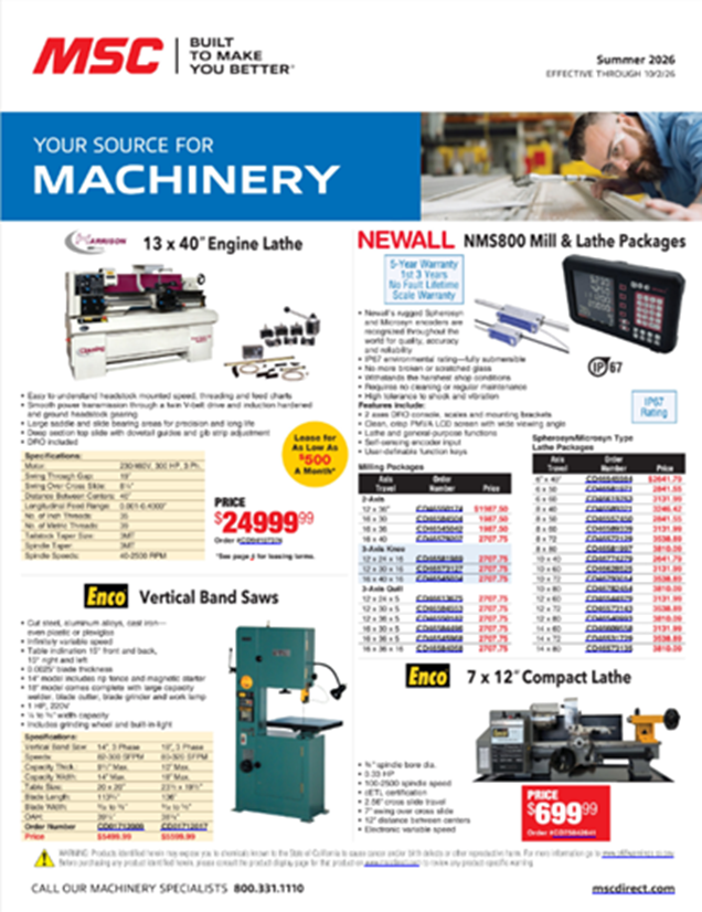 Machinery Sales Flyer Thumbnail
