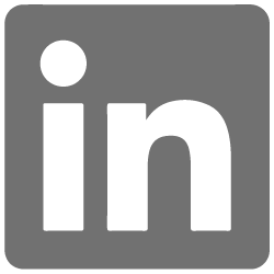 LinkedIn gray icon