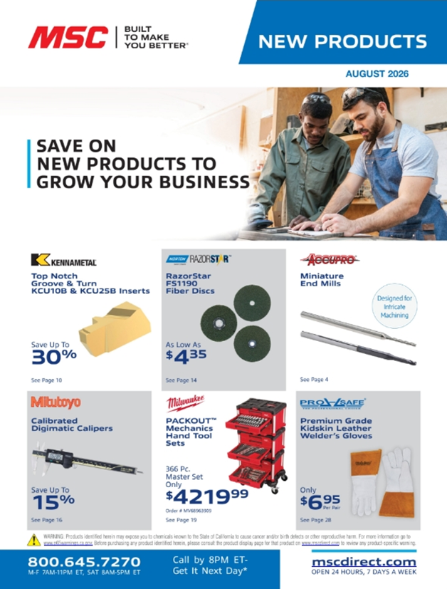 New Products Sales Flyer Thumbnail