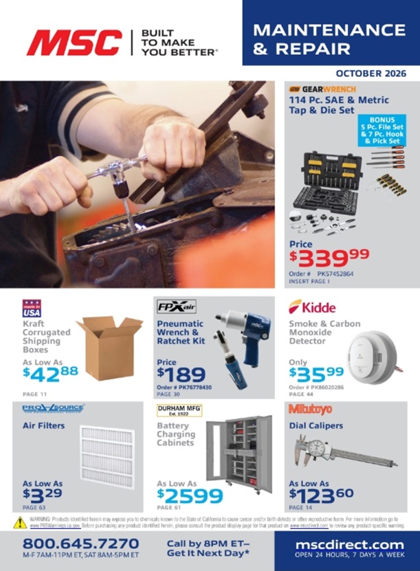 Maintenance & Repair Sales Flyer Thumbnail