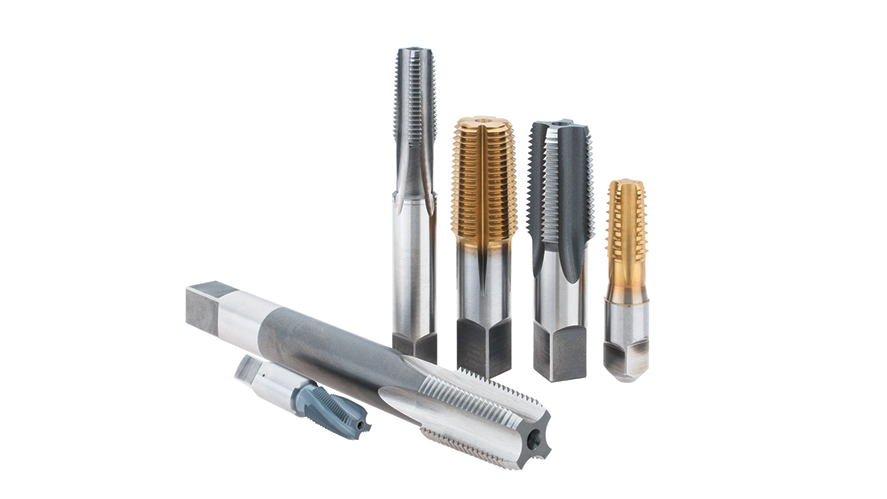 Six pipe taps to demonstrate various thread standards