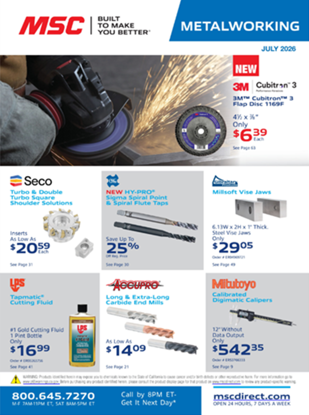 Metalworking Sales Flyer Thumbnail